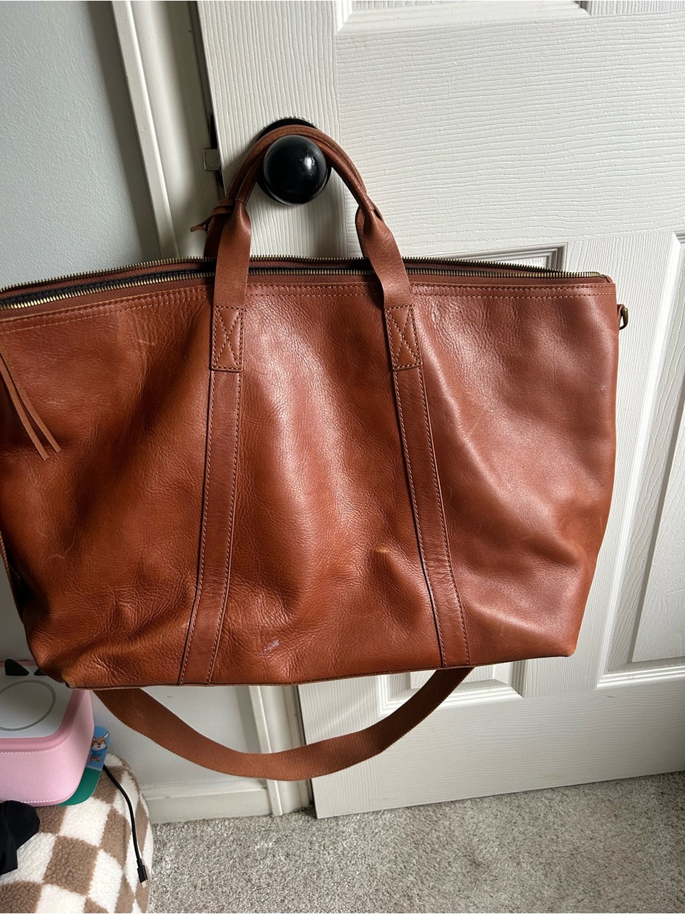 Madewell weekender leather Bag in Brown $100 - Picture 4 of 5